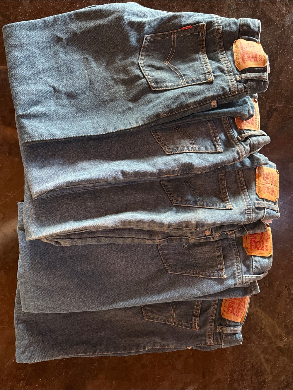 (5) Pairs Levi’s 505 Jeans